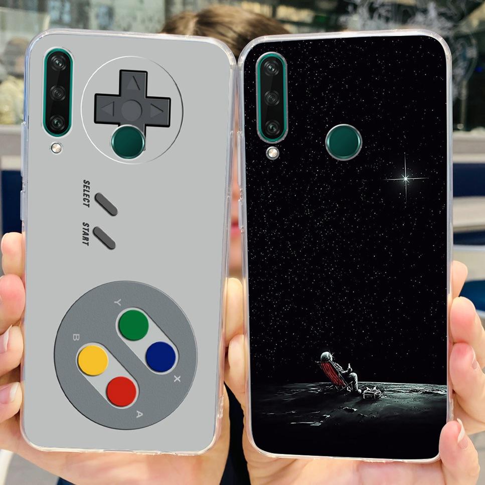 New Case For Huawei Y6p MED-LX9 Luxury Flower Love TPU Soft Silicone Back Cover For Huawei Y6p Y6P 2020 Bumper Phone Case Funda