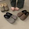 2024 Новые женские тапочки Gentle Wrap Head Half Slipper Женские летние пальто Новые плоские туфли без каблуков Lazy Muller Шлепанцы женские