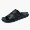 Wing S Foot Мужские Натуральная Коровья Кожа Тапочки Черные W183001rb M