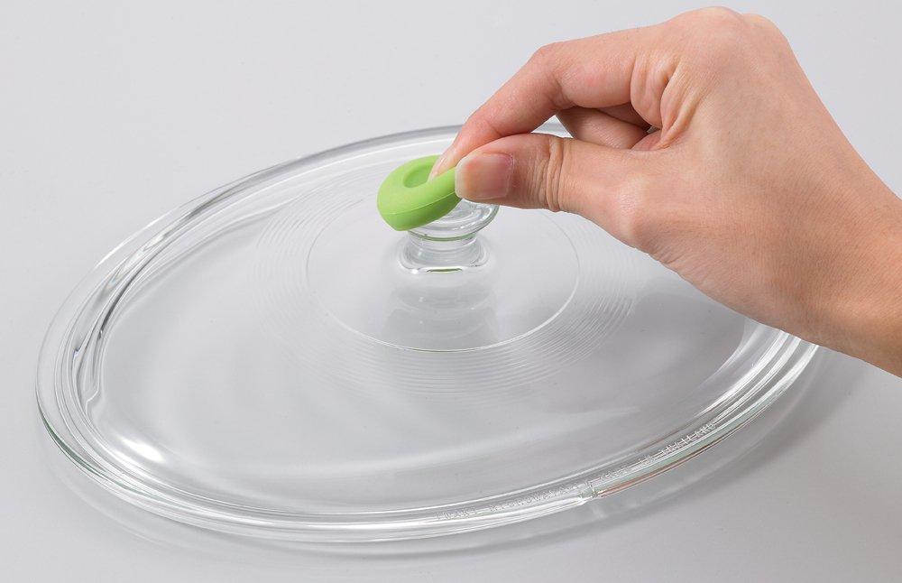 Iwaki Жаропрочное стекло Микроволновая кокотница, Арентин, Зеленый, 1,3 л, K652-G, KT652-G