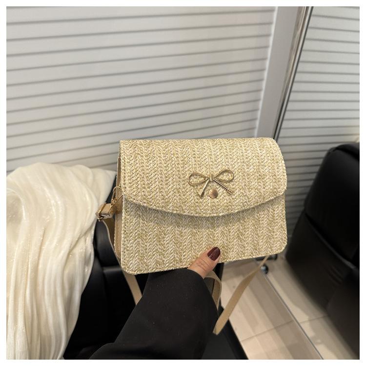 Персонализированный бант тренд плетения новая повседневная мода кроссбоди на плечо маленькая квадратная женская сумка