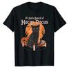 Графическая футболка Hocus Pocus с черным котом, стиль Хэллоуина, колдовство, хлопковая футболка с коротким рукавом, унисекс