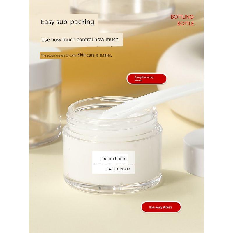 Drop-Resistant Facial Cream Travel Bottle High-End Cosmetics Sample Empty Bottle Travel Sub-Bottle Cream Tall Bottle Portable Eye Cream Box