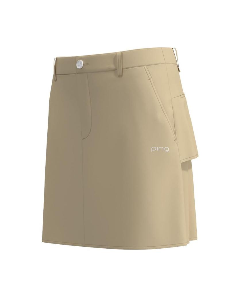 Ping Apparel Women's Tiered Skirt (Stretch, Infrared Heating) / Golf / 622-4234906 040_Beige SS