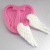 New Sweet Fairy Angel Wings Silicone Baker Sugar Cake Embossing Craft Fondant Mould Maker