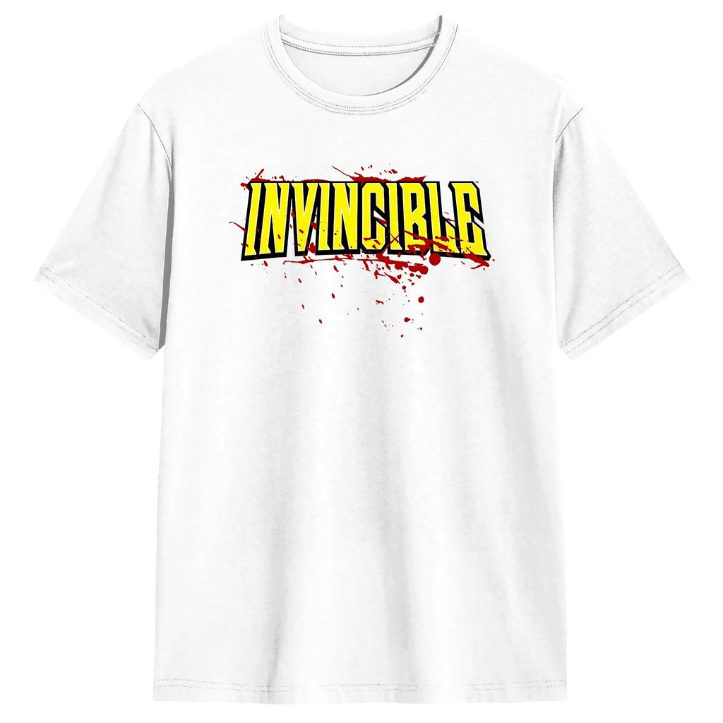 Cartoon 90s Funny Hero Invincible Comic T-Shirt Men Y2K Retro T Shirts Summer O Neck Leisure Tee Shirt Pattern Oversized Tops