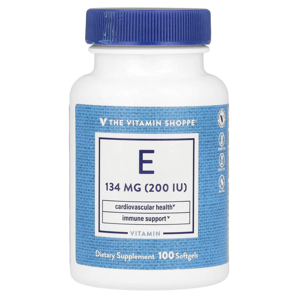 Vitamin E, 134Mg (200Iu), 100 Softgels