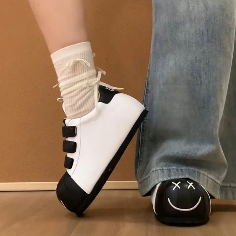 Thick-soled Small Man Height-increasing Bread Shoes Women's New Summer Versatile Velcro Soft-soled Casual Sports Shoes