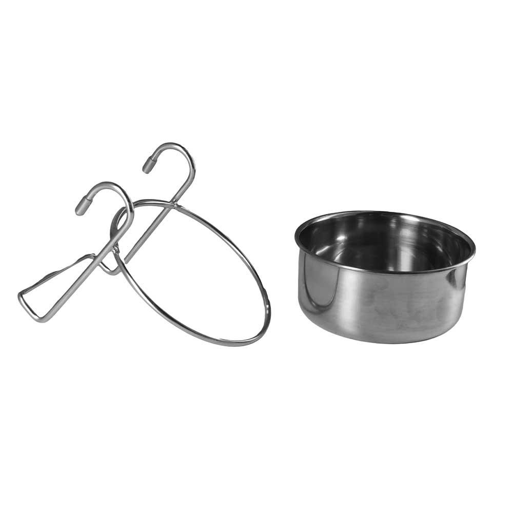 Pet Cat Clamp-on Hang-on Puppy Water Drinker Dog Feeding Bowl Bird Feeder Cage Cup