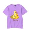Мужская футболка с коротким рукавом Double Duck Классическая футболка Топы Графическая футболка Харадзюку Уличная одежда Модный тренд Мужские фирменные футболки