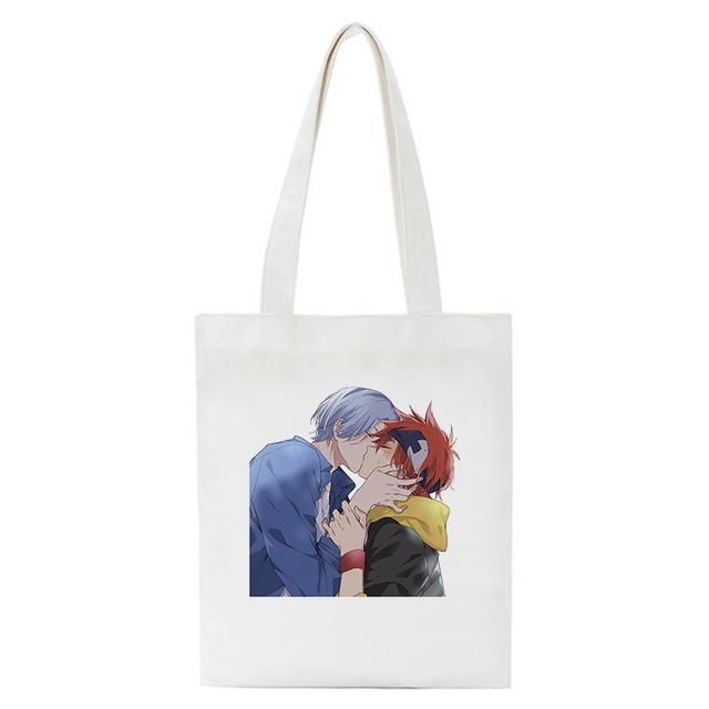 SK8 The Infinity Yaoi Anime Shopper Сумки для покупок Большая сумка Сумка на плечо Большая вместительная складная хлопковая эко-сумка