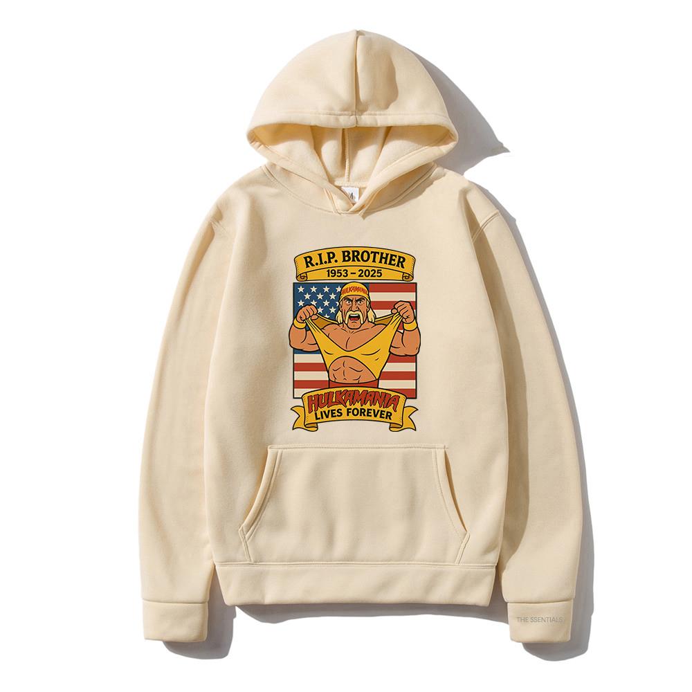RIP Hulk Hogan Hoodie 2025 Classic Men/women Hoodies Harajuku Winter Clothes for Lover Days Gifts Pullover Sweatshirt Vintage