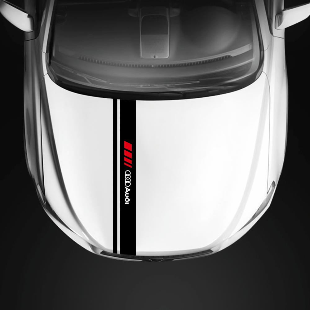 2026 Car Emblem Engine Head Cover Decal Sticker Decoration For S1 Sline TT Quattro RS A1 A3 A2 A4 A5 A6 A7 A8 Q1 Q3 Q4 Q5 Q6 Q7 Q8 2x