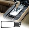 AIRSPEED Porsche Panamera Exclusive Accessory Parts Real Hard Carbon Fiber Car Gear Button Frame Porsche Panamera Gear Shift Knob Panel Trim Cover