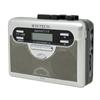 WINTECH Alarm Clock Equipped with Radio Tape Recorder Silver Wideband AM/FM (FM Model) PCT-11R