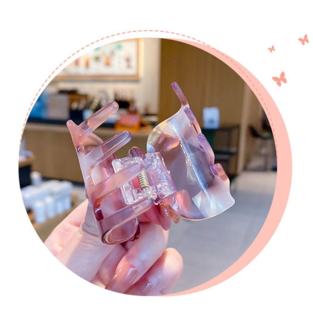 Красочные акула клип модный зажим для волос элегантный бабочка коготь для волос женщины