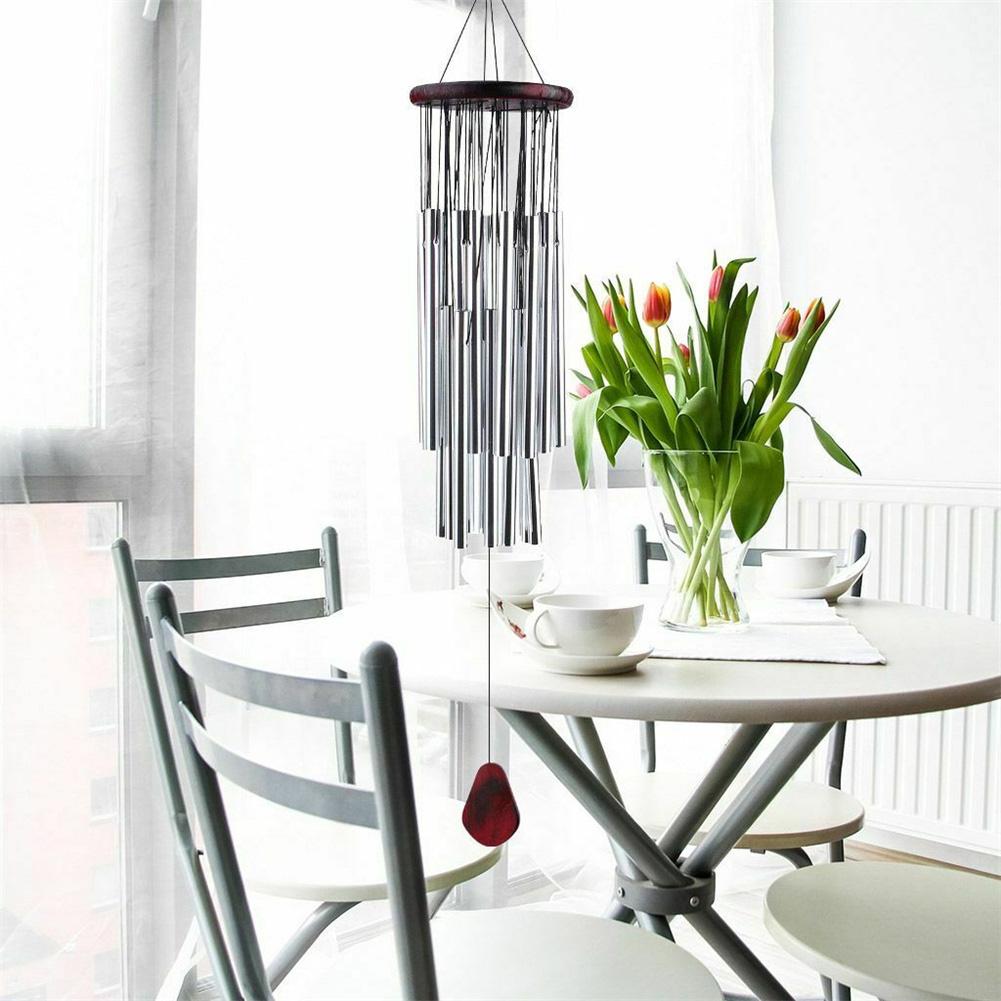 Large 27 Metal Tubes Wind Chimes Outside Outdoor Porch Wind Chime Soothing Melodic Memorial Sympathy Garden Patio Decorations