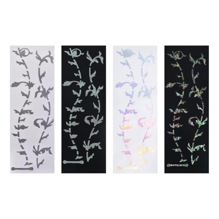 Professional Grade Fretboard Decal Nonslip Adhesive Material Artistic Tree For Frequent Performer Usage