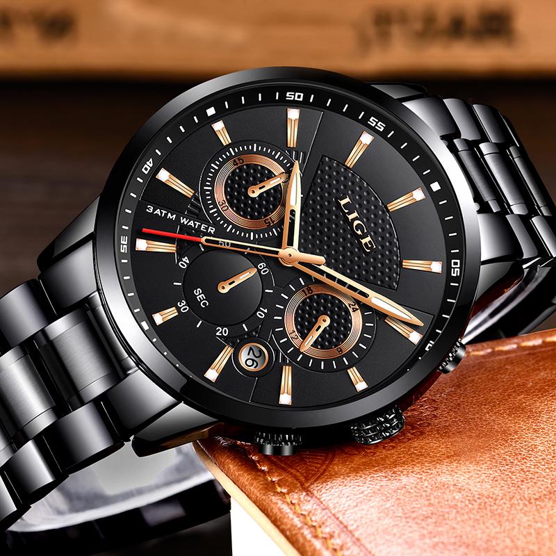 Мужские кварцевые водонепроницаемые часы
