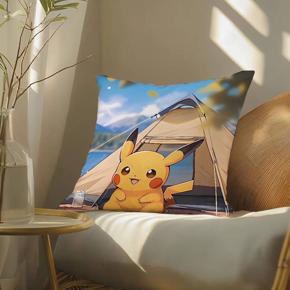 Pokemon Giratina Anime Plush Pillow Cover Soft Short Plush Cushion Cover For Sofa Bedroom Living Room Home Decor Gift