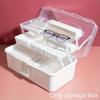 Многоцелевой небольшой ящик для лекарств, художественных инструментов, ящик для хранения канцелярских принадлежностей для рисования, многофункциональный ящик для хранения, ящик для хранения вещей в домашних условиях, настольный ящик для хранения