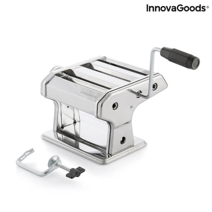 Машина для пасты - InnovaGoods - FRASHTA - Ручная - 3 режущих ролика - Регулируемая толщина