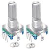 A03F-360 Degree Rotary Encoder Code Switch 6Pcs Digital Potentiometer With Push Button 5 Pins EC11 Amplifier Digital Potentiomet