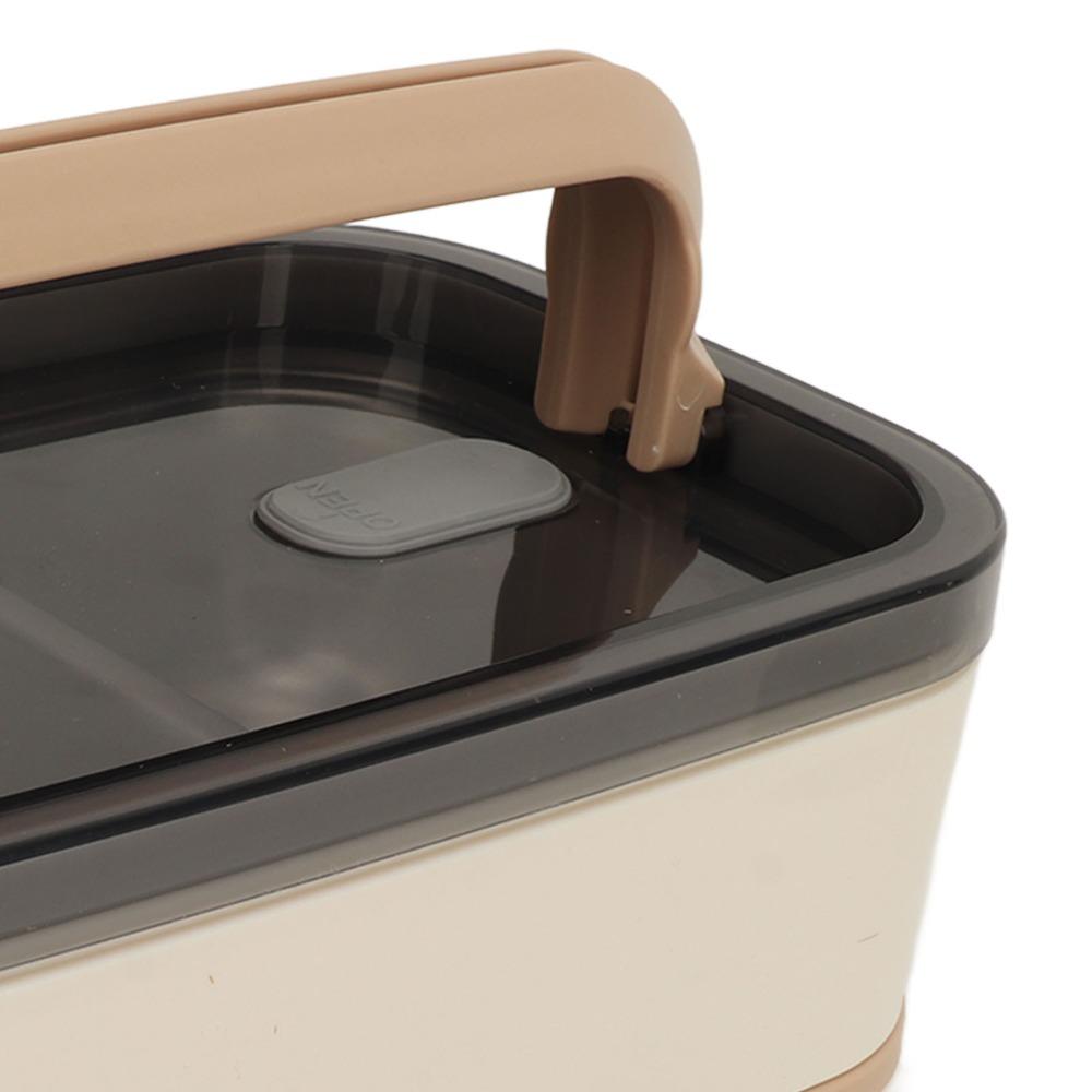 3 Compartments Compartment Lunch Box Double Layer Thermal Lunch Box Food Container For Travel