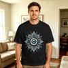 Greek Evil Eye Tshirt Summer Fashion Tshirts Pure Cotton Oneck Oversize Clothes Short Sleeves Classic Tshirt