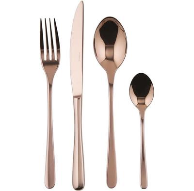 Набор столовых приборов Sambonet Taste, PVD медь, 24 предмета (52553C81 / S0097-S00018-S0037)