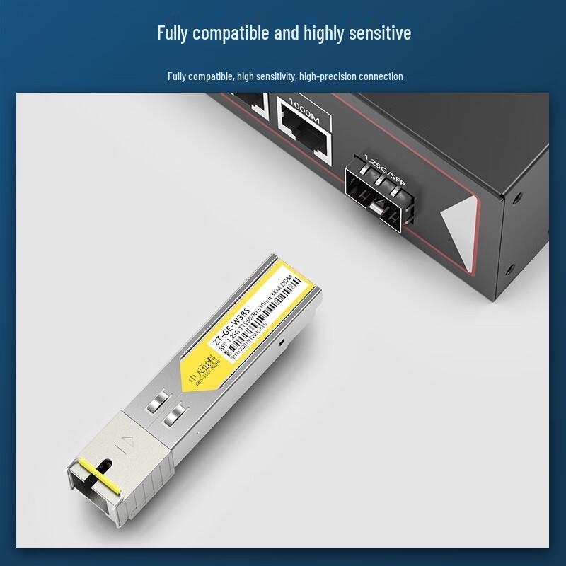 Zhongtian Hengke 1.25G SFP Single Mode SC Fiber Optic Transceiver Module