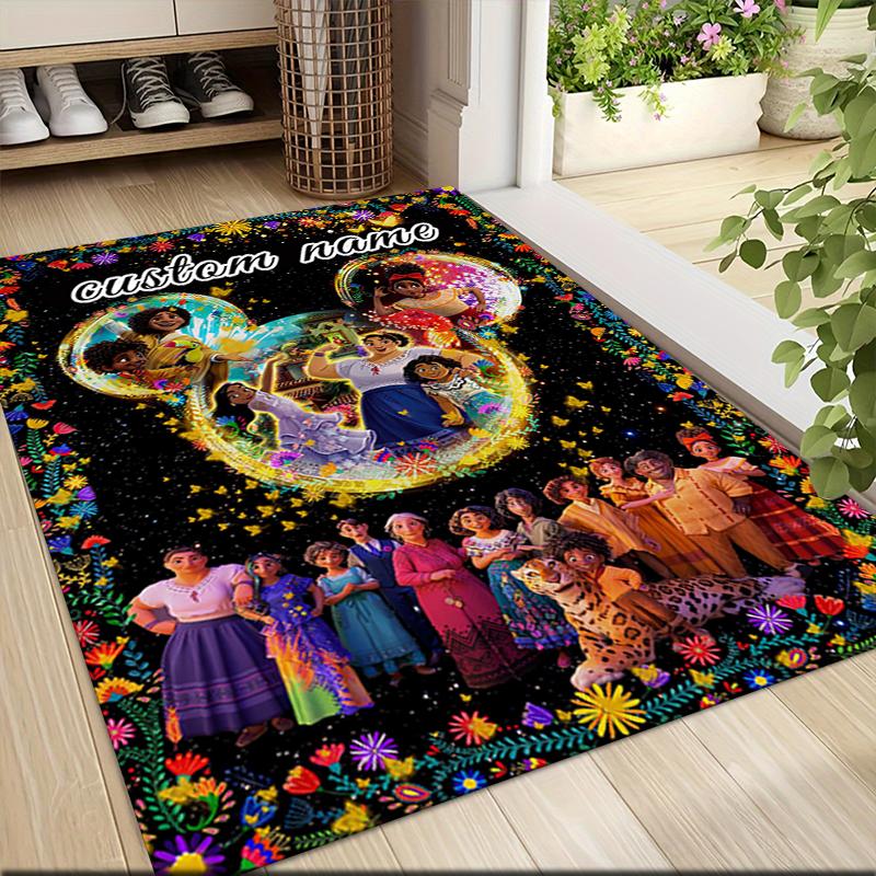 Custom Name Coco Movie Poster Collage Carpet Rug Customizable Soft Washable Anti-Slip Home Living Room Sofa Mats Personalized Rug. 0909183
