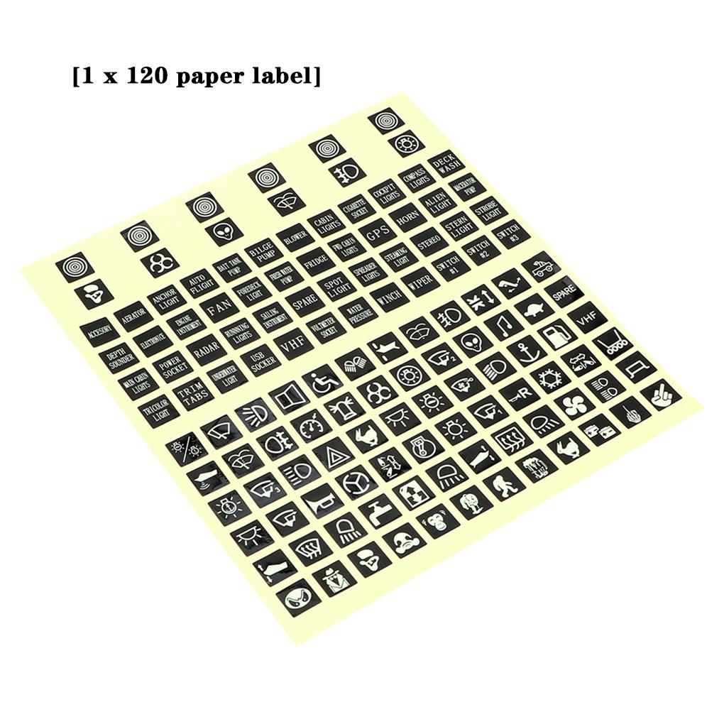 ПВХ светящийся кулисный переключатель этикетка автомобильная наклейка грузовик прибор украшение печатная плата панель наклейка автомобильный стайлинг аксессуары