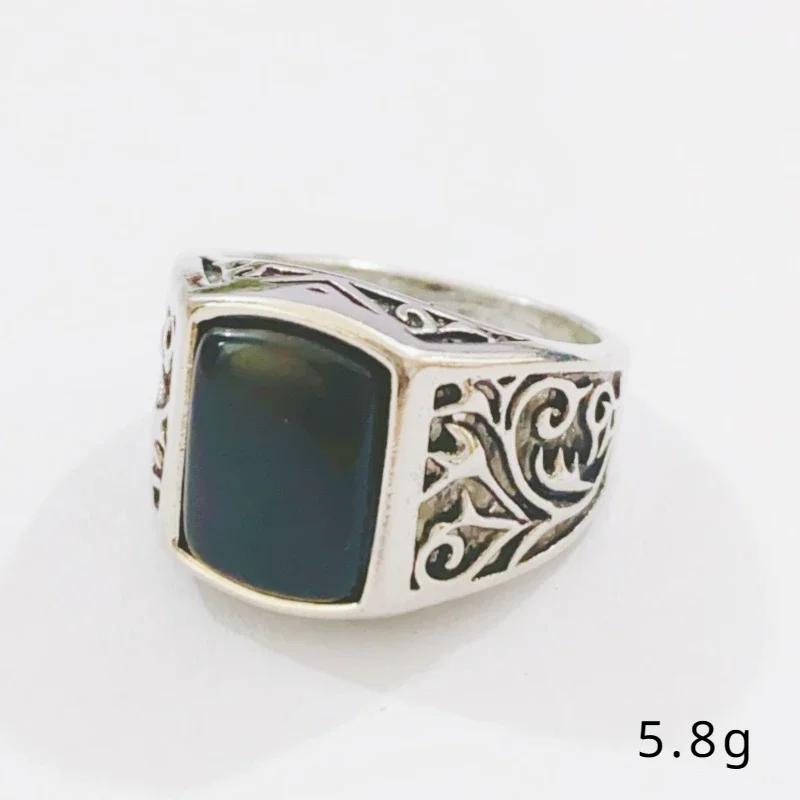 Мужское атмосферное кольцо с европейским и американским загадочным тотемным узором в стиле ретро