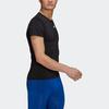 Adidas Футболка Techfit Training черная мужская уличная HK2337