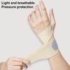 Спортивный бандаж на запястье Тонкий бандаж на запястье Регулируемый Мягкий Дышащий Регулируемый Облегчение при карпальном туннельном синдроме Легкая поддержка Поддержка Правая Левая рука