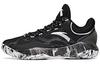 Men's Sneakers Anta Cushioning, Wear Resistant Low Top Basketball Shoes Men's Black