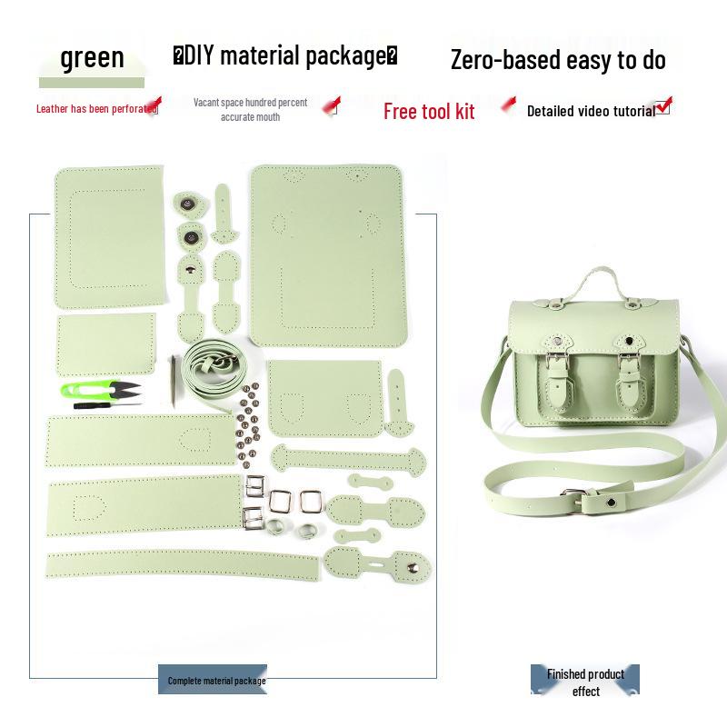 Набор для маленькой сумки кроссбоди Кембридж ручной работы: В комплекте вязальная спица, нитки и инструкция