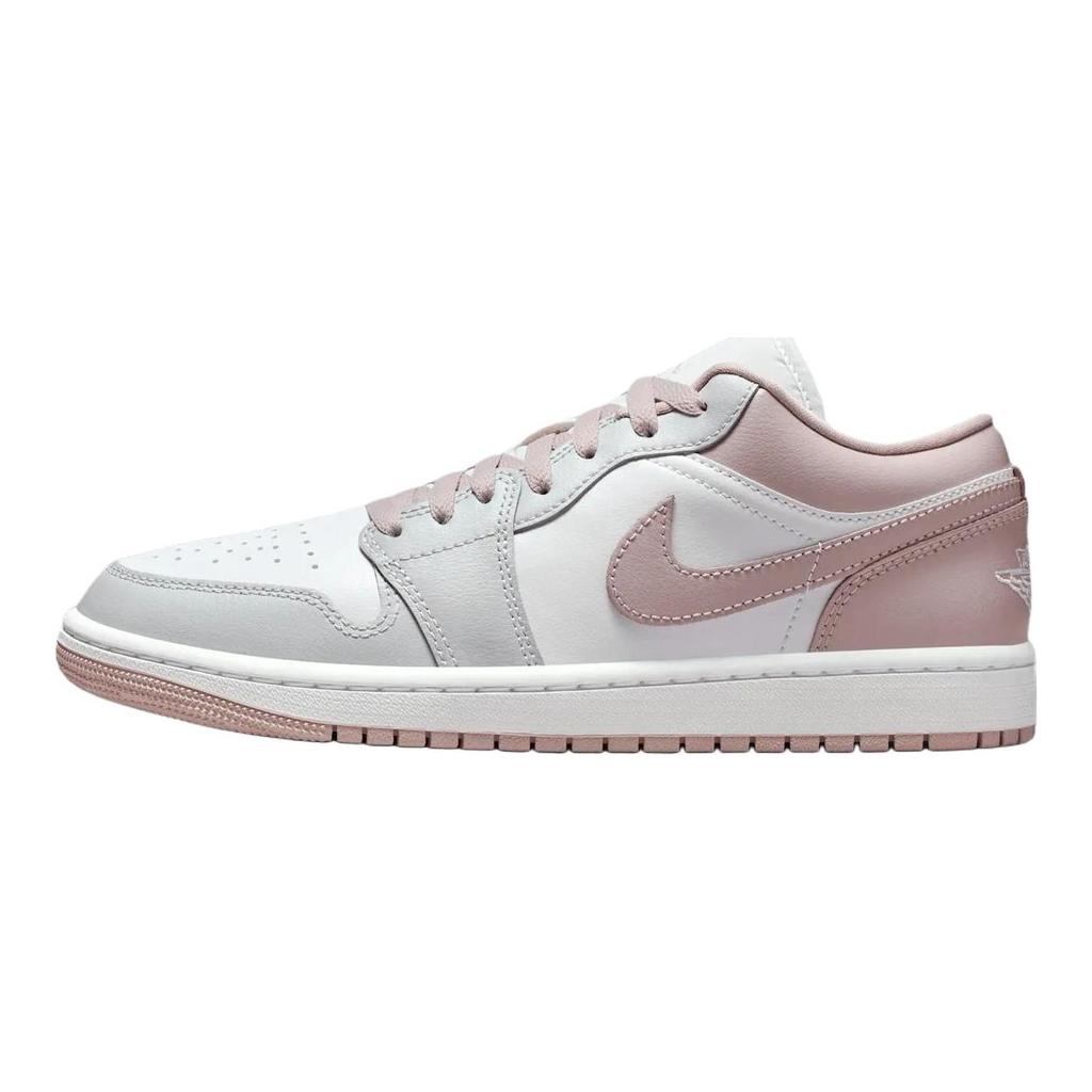 Jordan Air Jordan 1 Low Винтажные Баскетбольные Кроссовки Женские Розовые Белые DC0774-606