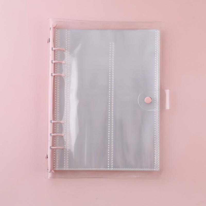 A5 Colorful Photocard Binder 25 Sheets Pockets 100 Photos for 2x6 Inch Photo Strips 2 x 6 Inch Bookmark Photo Booth Frame Album