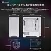 Корпус для ПК Thermaltake S100 TG Snow Edition из закаленного стекла Mini Tower, белый, с панелью-распашкой CS7886 CA-1Q9-00S6WN-00