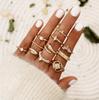 Парные кольца для женщин Anillos Mujer Gold Ring Set Bagues Anillo Bohemian Jewellery Slytherin Accessories Couple Gift Sygnety