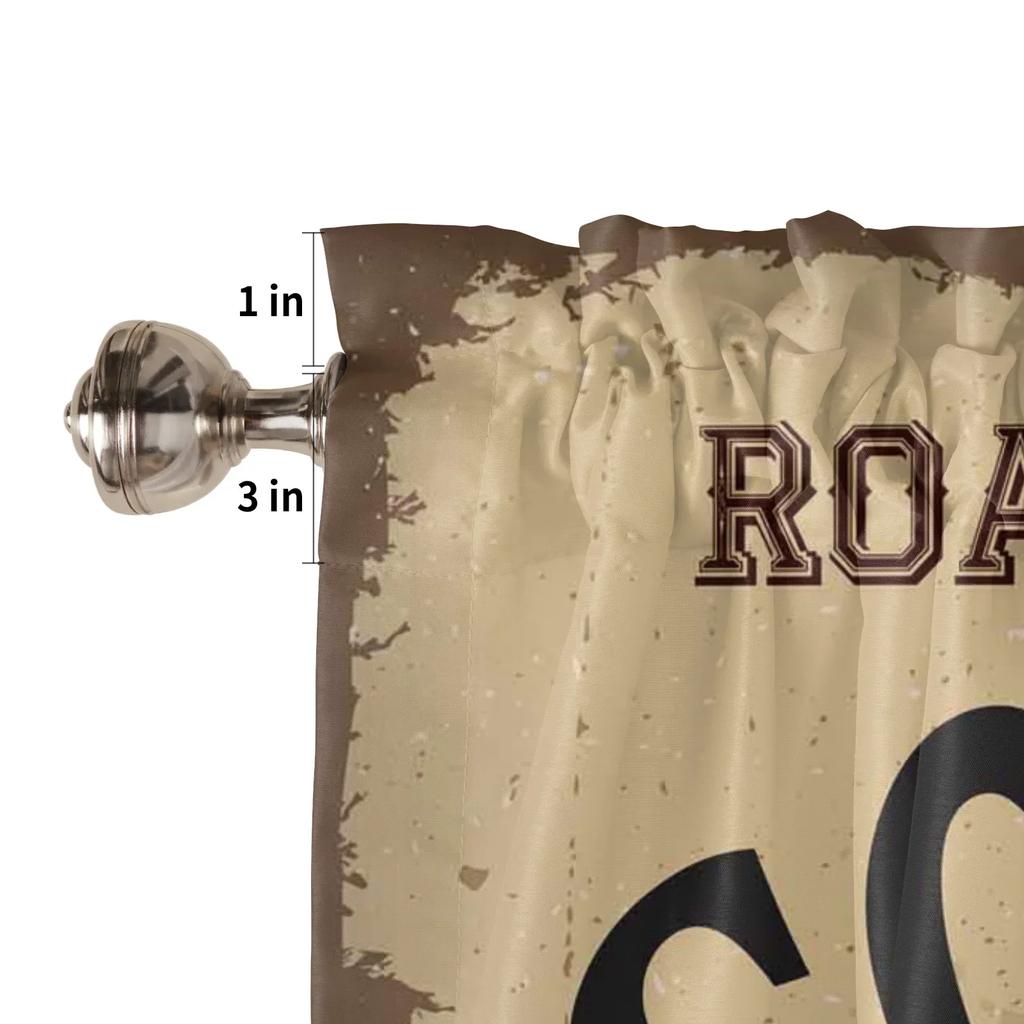 Кофейный ретро-стиль кухонные шторы на окна украшение дома короткие шторы для гостиной спальни маленькие шторы Cortinas