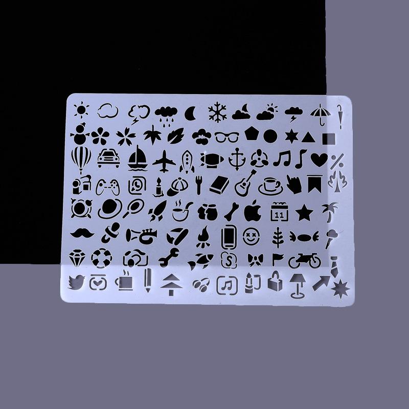 Довольно полый трафарет, шаблон для рисования распылением, предварительно трассирующая линейка, трафареты для рисования, сделай сам, стены, окна, декор для скрапбукинга
