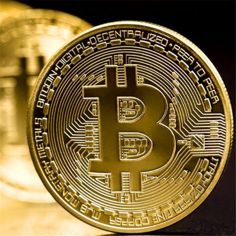 Подарочная монета Bitcoin