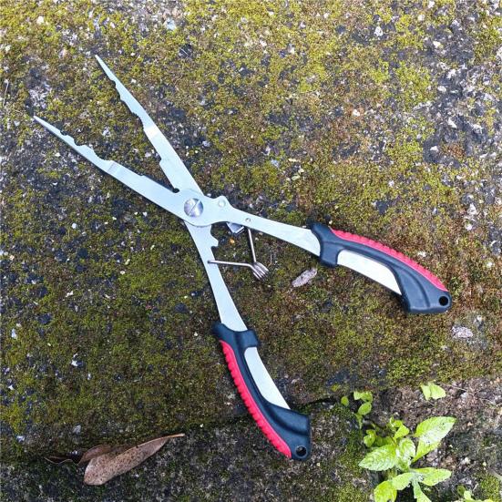 Рыболовные плоскогубцы Эргономичные Противоскользящие Высокопрочные Многофункциональные Режут Леску Рыболовные Плоскогубцы для Завязывания Крючков