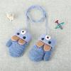 New Hot Elastic Boys Girls Cute Cartoon Kids Gloves Knitted Mittens Thick Warm