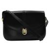Shoulder Bag Vintage Black Leather Women Used