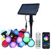 Уличные солнечные наземные светильники 25 упаковок умные RGBW светильники для дорожек водонепроницаемые ландшафтное освещение цвет