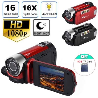 2,7-дюймовый ЖК-экран HD-100A, 1080P, 16 МП, 16-кратный цифровой зум, видеокамера DV, камера ночного видения